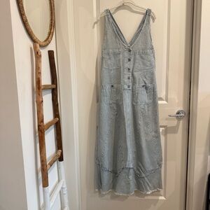 Free People Bendita Railroad Stripe Dress (Midi/ Maxi)